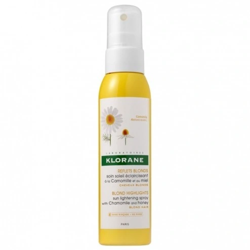 KLORANE SOIN SOLEIL ECLAIRCISSANT REFLETS BLONDS CAMOMILLE ET MIEL , 125ML