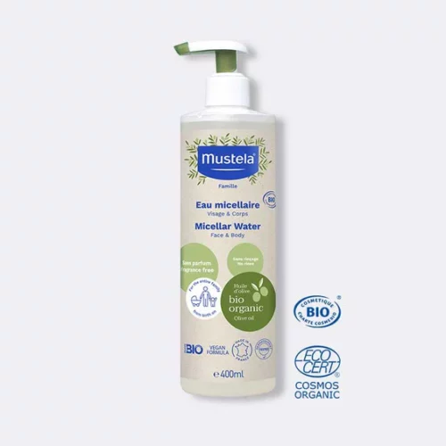 MUSTELA BIO EAU MICELLAIRE SANS RINCAGE 400ML
