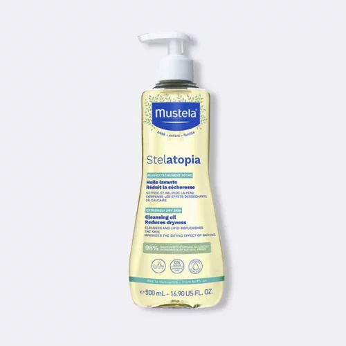 MUSTELA Stelatopia Huile lavante anti-démangeaison PEAU À TENDANCE ATOPIQUE 500ML