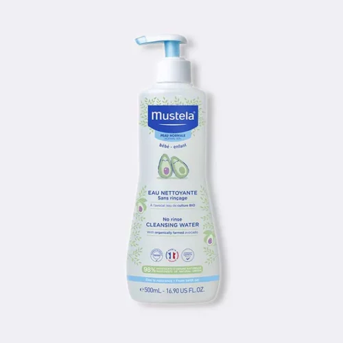 MUSTELA Eau nettoyante sans rinçage, à l'avocat Bio