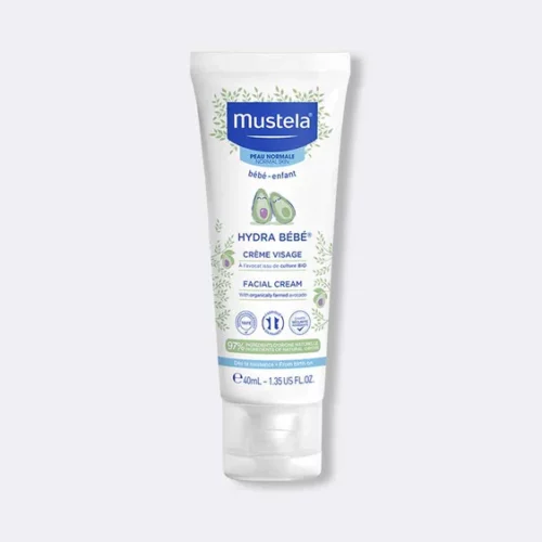 MUSTELA HYDRA BEBE CREME VISAGE  à l'avocat Bio 40ML