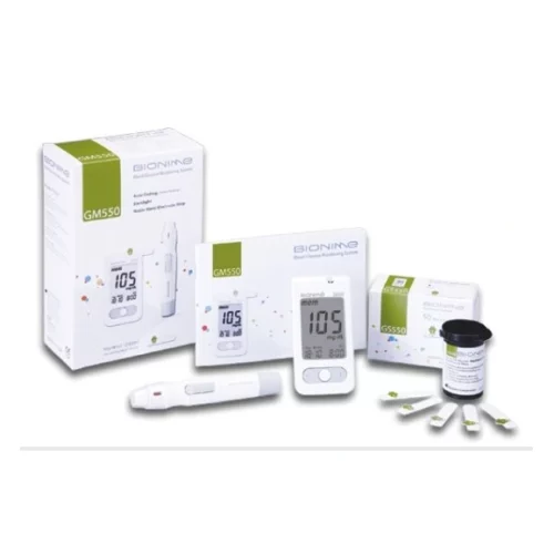 Bionime Coffret GM550 – Kit Glycémie Complet en Tunisie - Lecteur + 50 Bandelettes