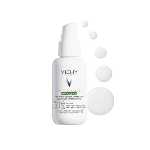 VICHY CAPITAL SOLEIL FLUIDE UV CLEAR SPF 50+ ANTI IMPERFECTIONS 40 ML