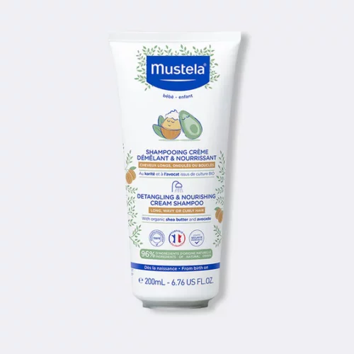 MUSTELA Shampooing crème démêlant & nourrissant cheveux bouclés 200ML