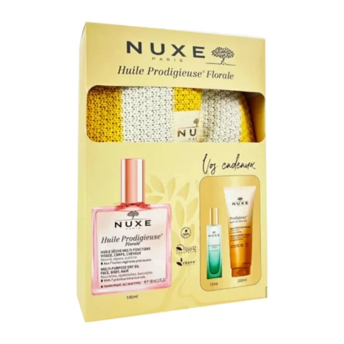 NUXE HUILE PRODIGIEUSE FLORALE 100ML+HUILE DE DOUCHE 200ML (OFFERT)+NEROLI LE PARFUM 15ML (OFFERT) REF 0051