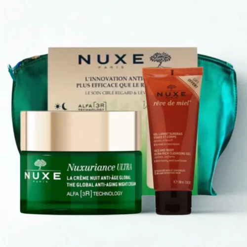 NUXE NUXURIANCE ULTRA La Crème Nuit Anti-Âge Global 50ML+GEL NETTOYANT REVE DE MIEL 100ML (OFFERT)