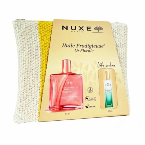 NUXE TROUSSE HUILE PRODIGIEUSE OR FLORALE 50ML+ PRODIGIEUX NEROLI 15ML (OFFERT)