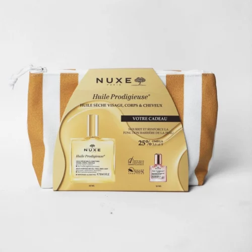 NUXE TROUSSE RAYEE HUILE PRODIGIEUSE 50ML+MINI HUILE PRODIGIEUSE FLORALE 10ML (OFFERT)