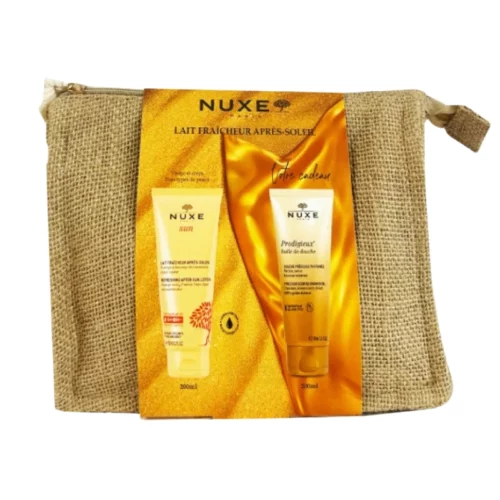NUXE TROUSSE SUN LAIT FRAICHEUR APRES SOLEIL+PRODIGIEUX HUILE DE DOUCHE 200ML (OFFERT) REF NUXE0041