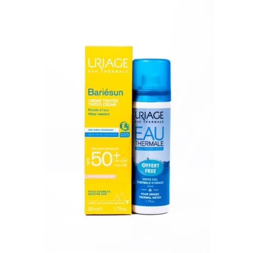 PACK URIAGE BARIESUN CREME TEINTE CLAIRE SPF50+ 50ML+EAU THERMALE 50ML (OFFERT)