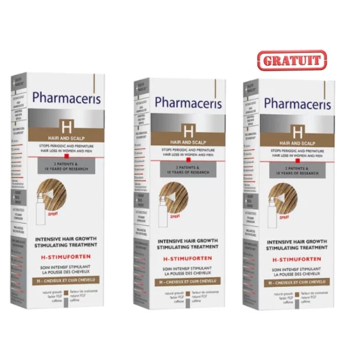 PHARMACERIS H-STIMUFORTEN SPRAY ANTI CHUTE  125ML (LE 3 EME OFFERT)