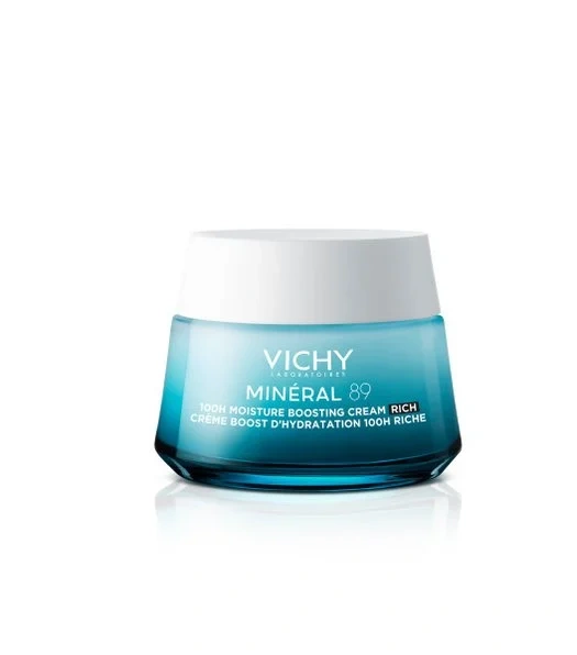 VICHY MINÉRAL 89 CRÈME BOOST D’HYDRATATION 100H - TEXTURE RICHE 50 ML