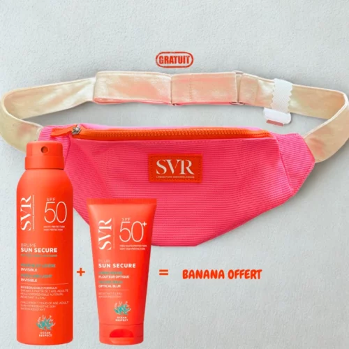 SVR TROUSSE BANANA SUN SECURE BLUR + BRUME SPF50+ 200ML