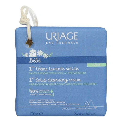 URIAGE Bébé 1ERE CREME LAVANTE SOLIDE 100G