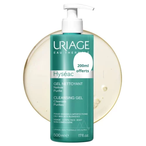 URIAGE HYSEAC GEL NETTOYANT 300ML+200ML (OFFERT)