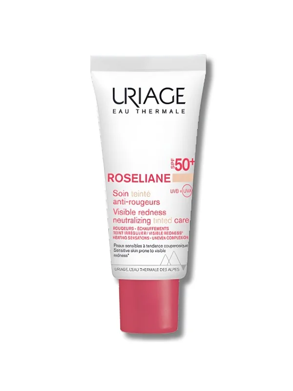 URIAGE ROSÉLIANE - SOIN TEINTÉ ANTI-ROUGEURS SPF50+  40ML