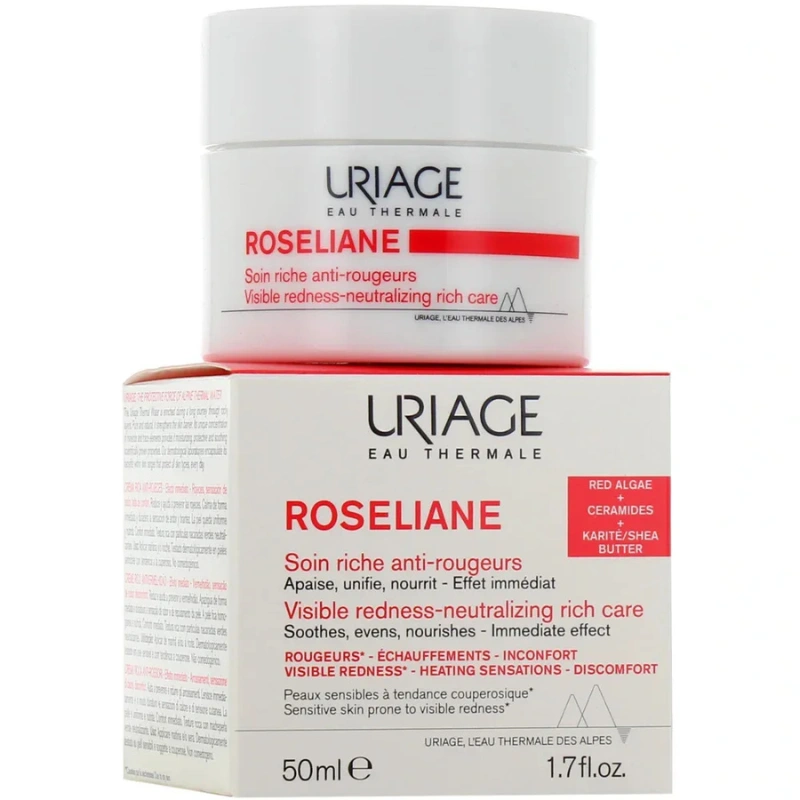 URIAGE ROSELIANE - SOIN RICHE ANTI-ROUGEURS 50ML