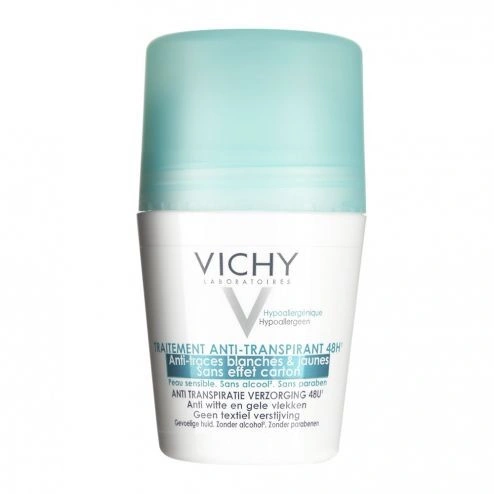 VICHY DÉODORANTS TRAITEMENT ANTI-TRANSPIRANT 48H - ANTI-TRACES - ROLL-ON 50ML