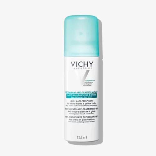 VICHY DÉODORANTS TRAITEMENT ANTI-TRANSPIRANT 48H - ANTI-TRACES - AÉROSOL 48H 125ML