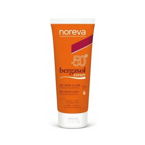 Noreva – Bergasol Expert BB Crème Claire SPF50+ Haute Protection Solaire Teintée - 40ML