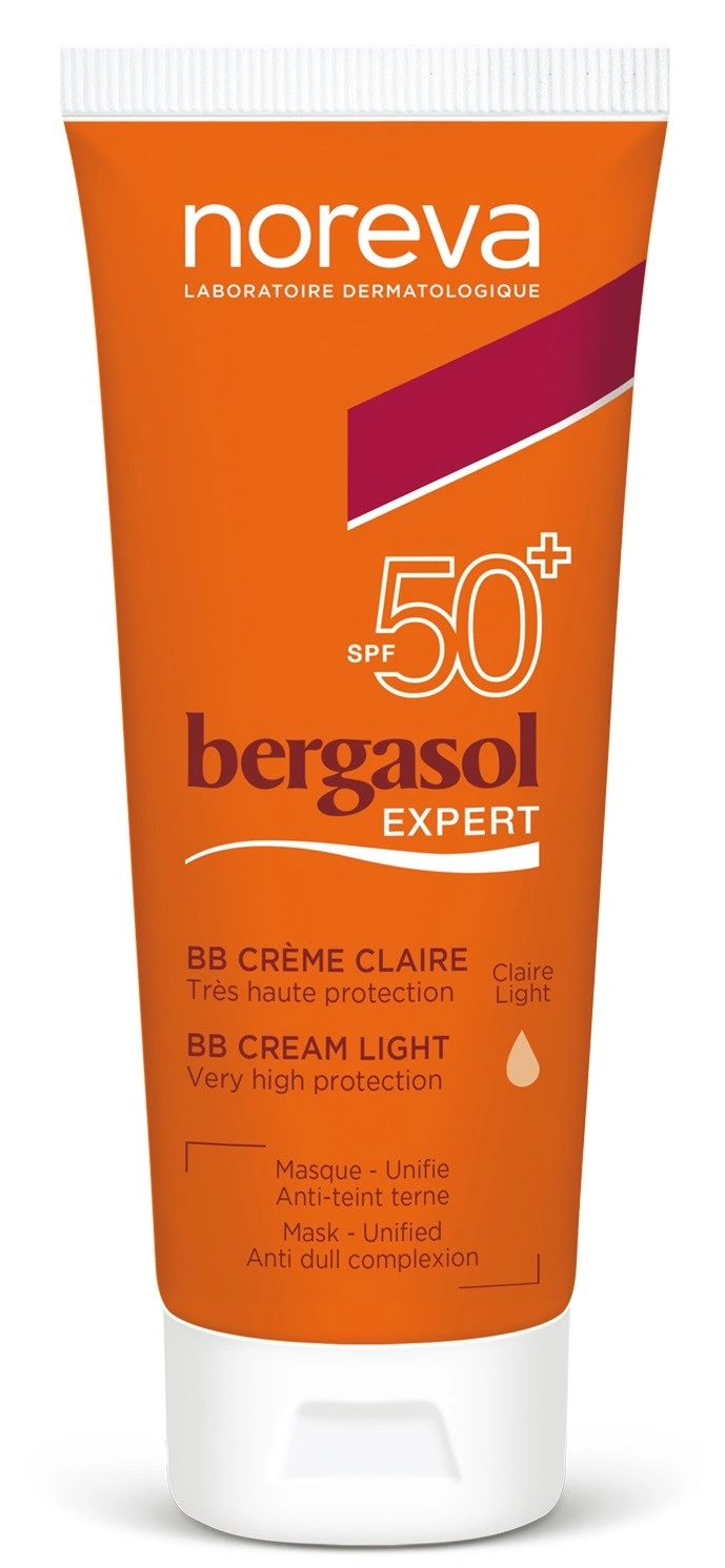 Noreva – Bergasol BB Crème Claire SPF50+ Haute Protection Solaire Teintée - 40ML