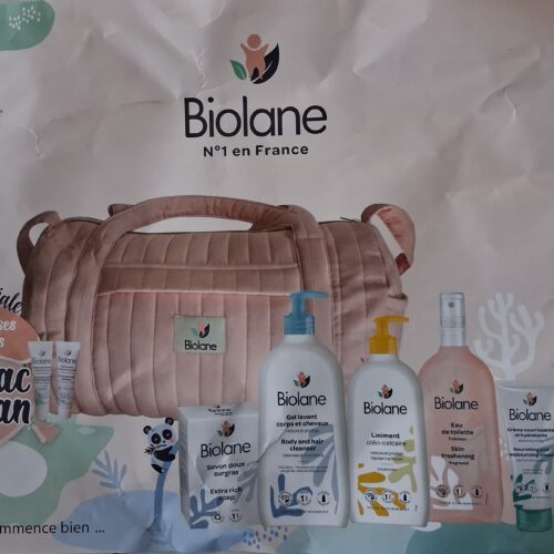 Biolane — Sac Maman Offert — Coffret 6 soins bébé + 2 mini doses offertes