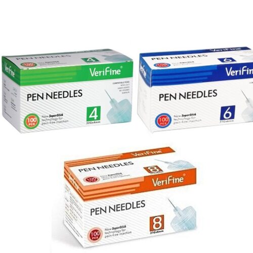 VERIFINE — Aiguilles pour Stylos à Insuline — Aiguilles stériles à usage unique